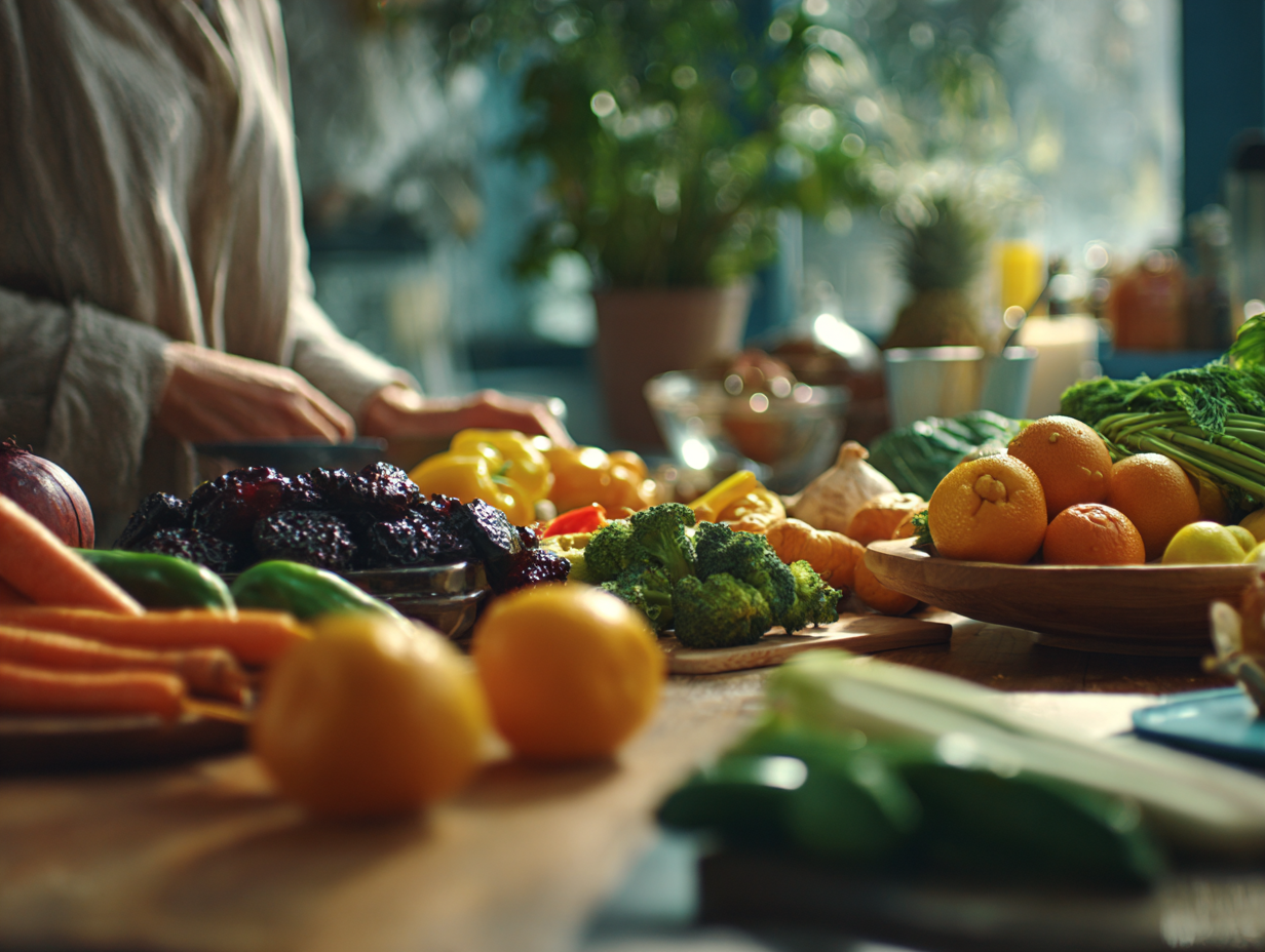 Збалансоване харчування - різноманітні свіжі продукти